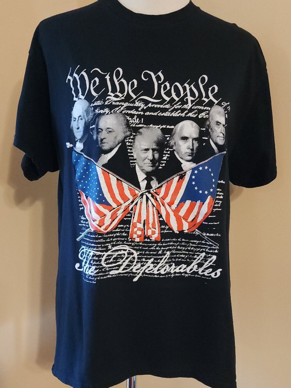 "WE THE PEOPLE" T-Shirt Large Chest 21" Length 27.5" Unisex 100% Cotton